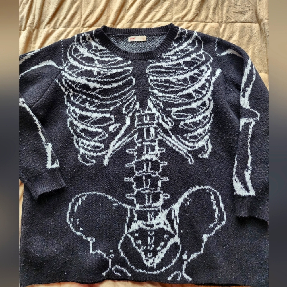 Skeleton Sweater Dress